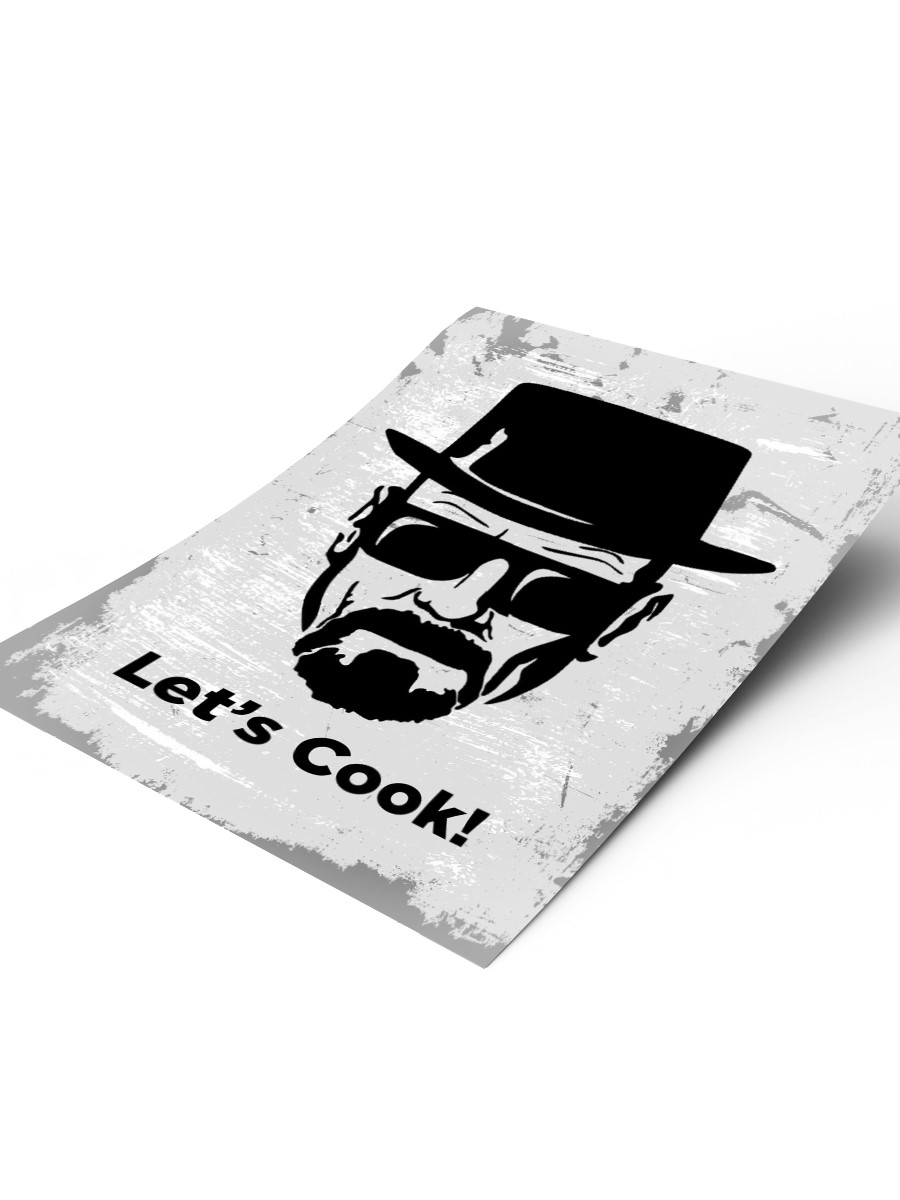 Heisenberg Lets cook  Poster, Çerçevesiz Tv Film Poster