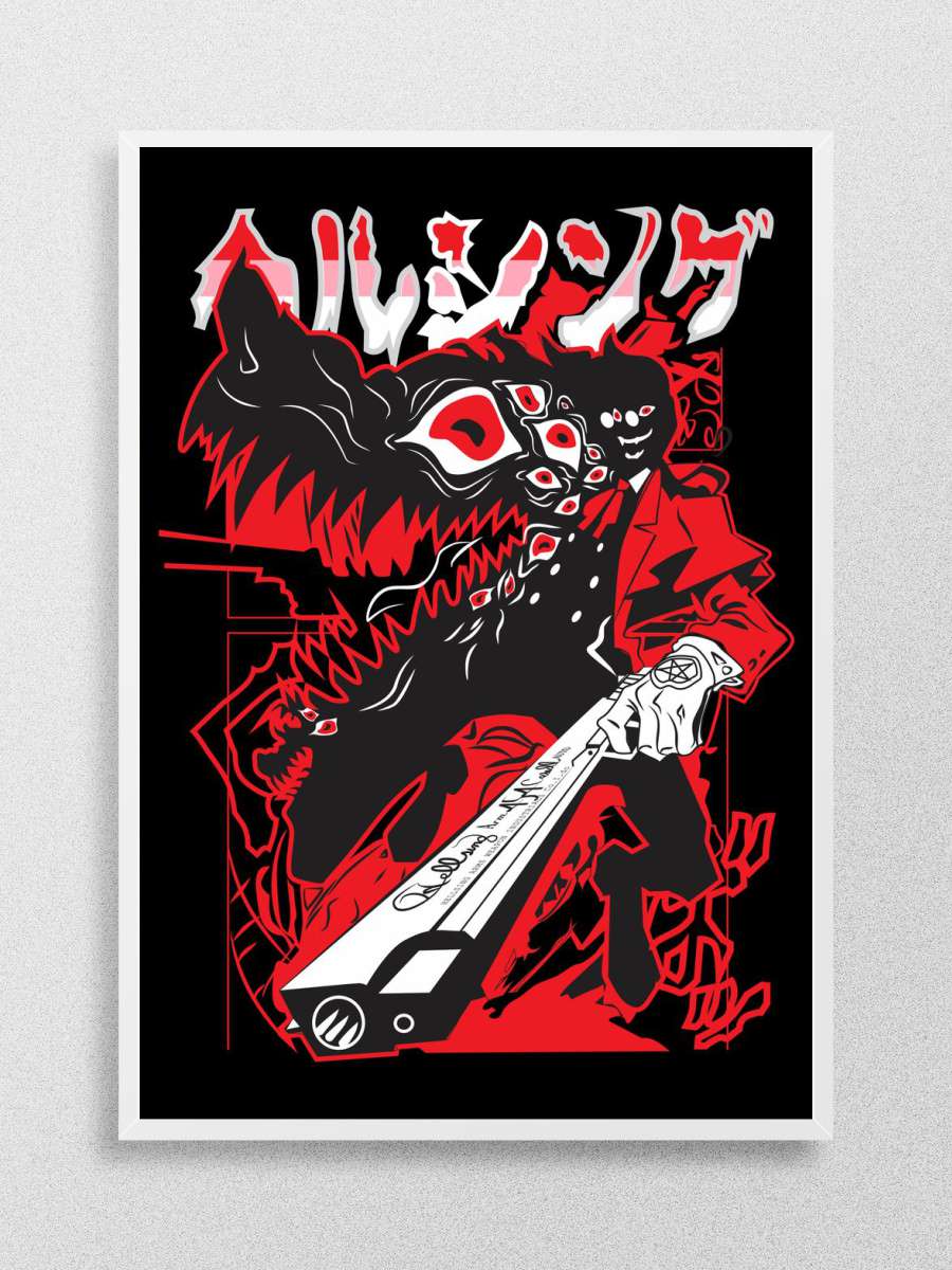 Hellsing Anime Anime Poster Çerçevesiz Yüksek Kalite Anime Duvar Poster