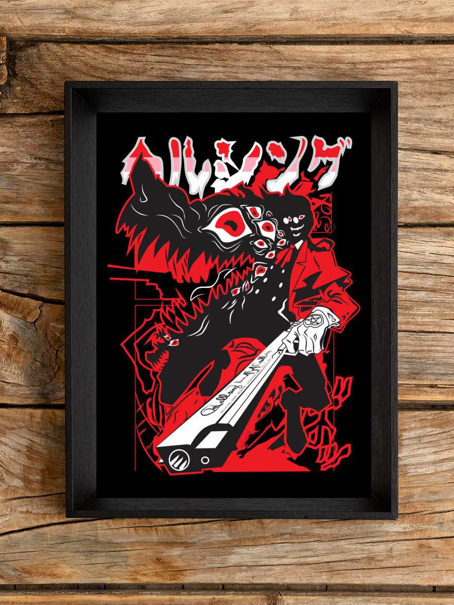 Hellsing Anime Anime Poster Çerçevesiz Yüksek Kalite Anime Duvar Poster