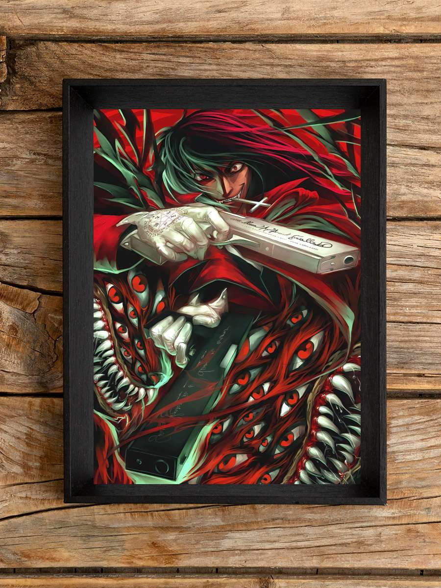 Hellsing Anime Poster Çerçevesiz Yüksek Kalite Anime Duvar Poster
