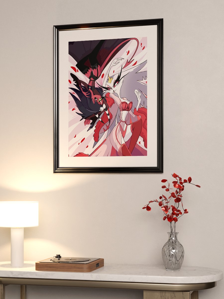Helluva Boss Hazbin Hotel Poster, Çerçevesiz Tv Film Poster