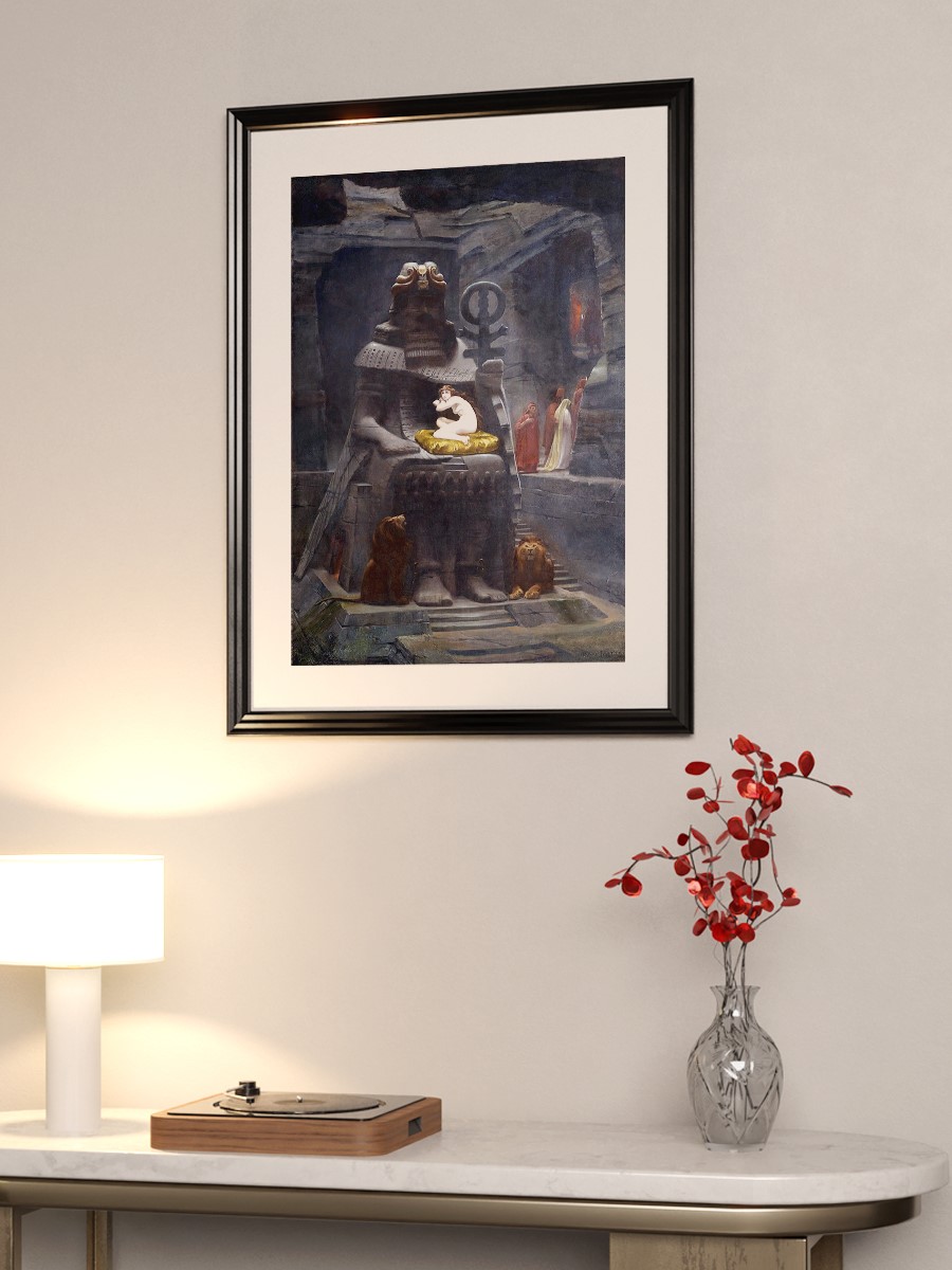 Henri Motte Bride of Belus Tablo Sanatsal Ünlü Ressam Poster Çerçevesiz Yüksek Kalite Poster