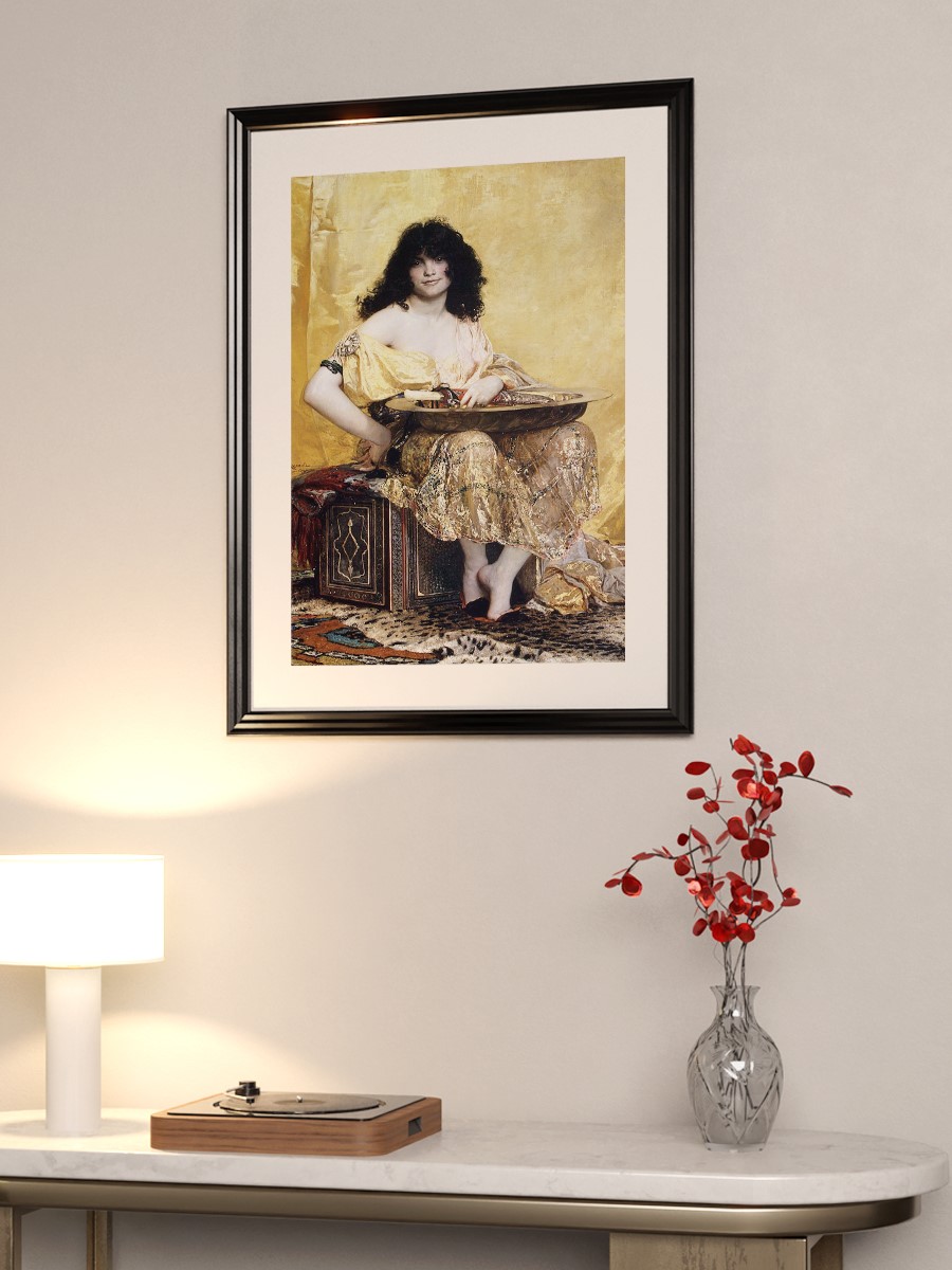 Henri Regnault Salome Tablo Sanatsal Ünlü Ressam Poster Çerçevesiz Yüksek Kalite Poster