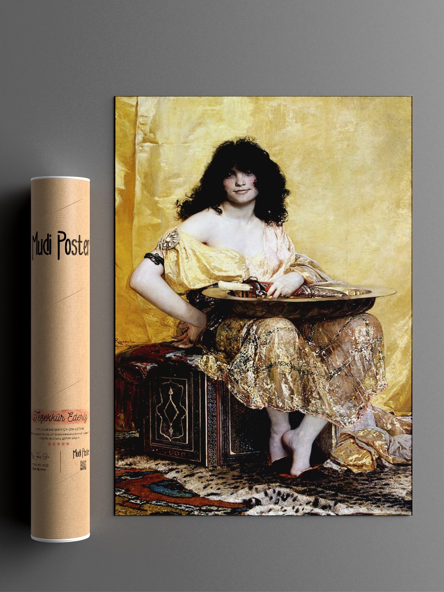 Henri Regnault Salome Tablo Sanatsal Ünlü Ressam Poster Çerçevesiz Yüksek Kalite Poster