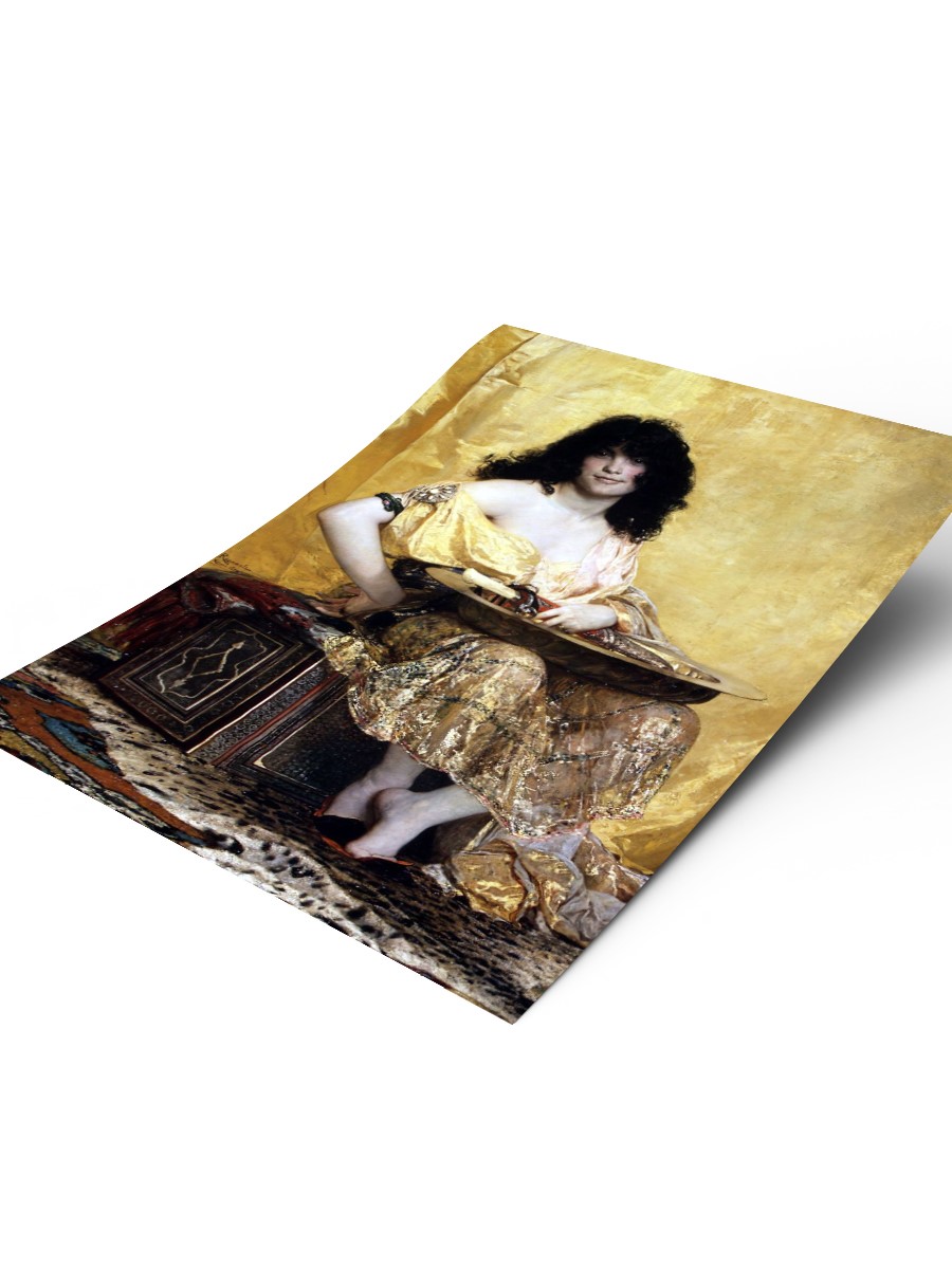 Henri Regnault Salome Tablo Sanatsal Ünlü Ressam Poster Çerçevesiz Yüksek Kalite Poster