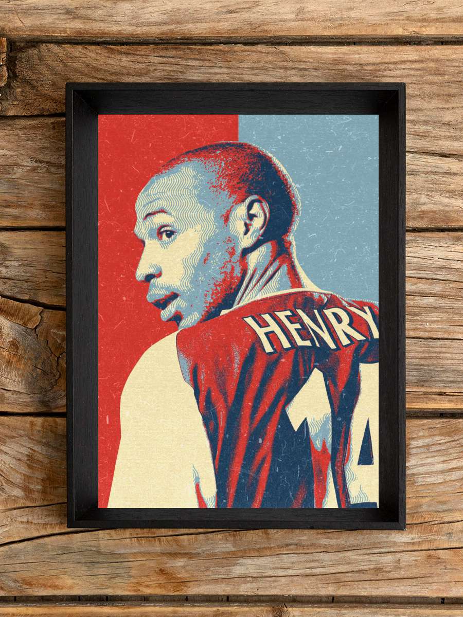 henry Futbol Poster Çerçevesiz Yüksek Kalite Futbolcu Duvar Poster