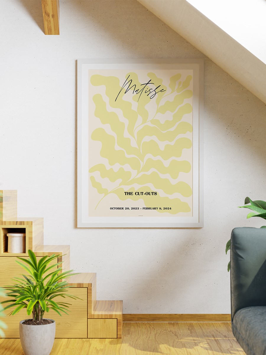 Henry Matisse Çiçek Poster Modern Duvar Tablosu Çerçevesiz Poster Salon, Mutfak Ve Ofis Duvar Dekoru