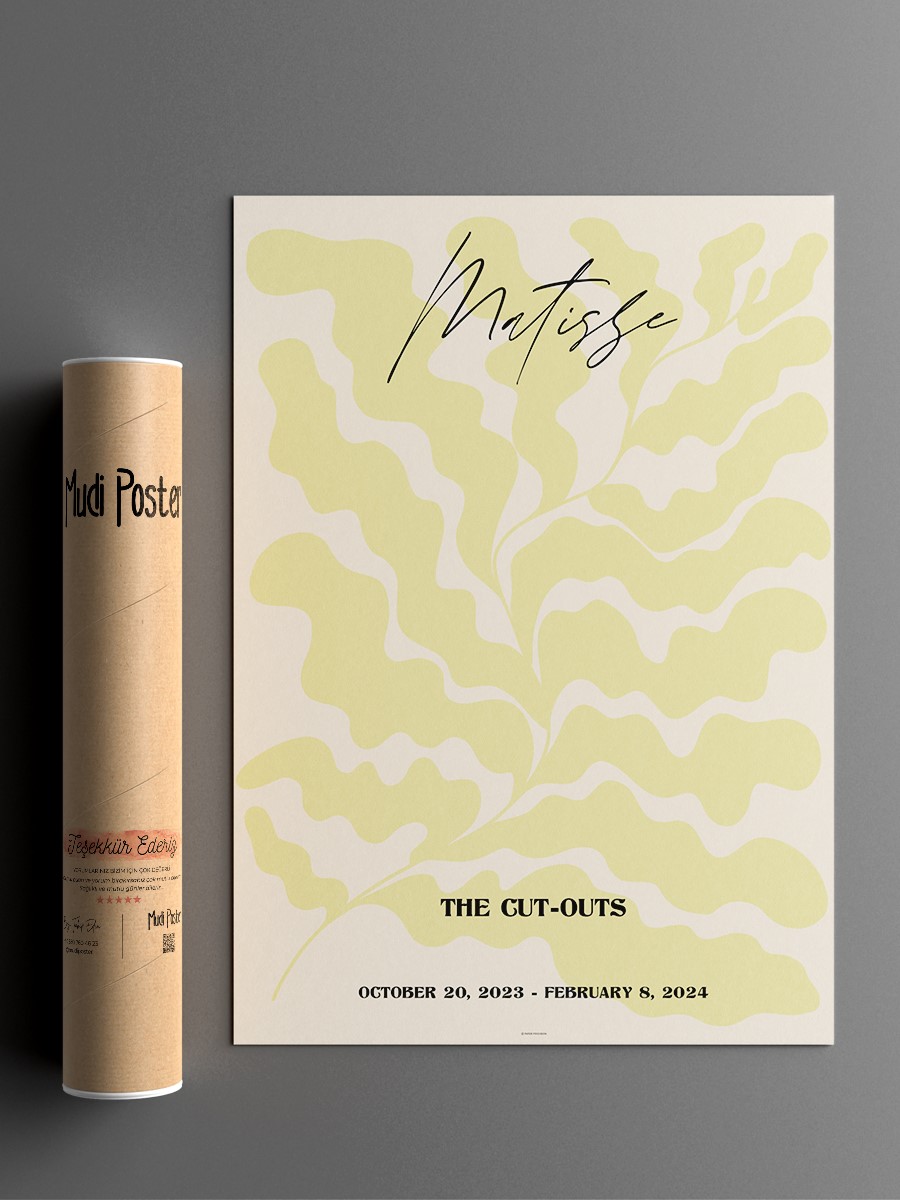 Henry Matisse Çiçek Poster Modern Duvar Tablosu Çerçevesiz Poster Salon, Mutfak Ve Ofis Duvar Dekoru