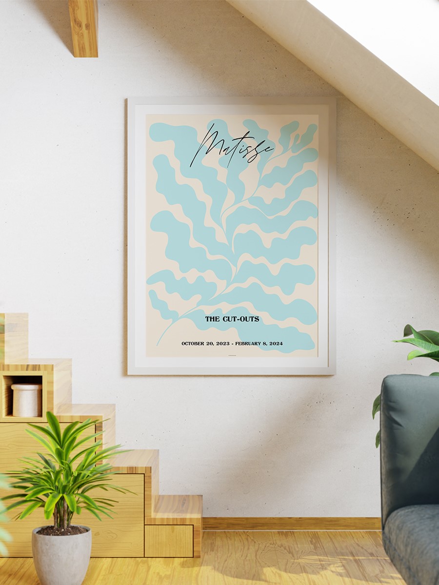 Henry Matisse Çiçek Poster Modern Duvar Tablosu Çerçevesiz Poster Salon, Mutfak Ve Ofis Duvar Dekoru