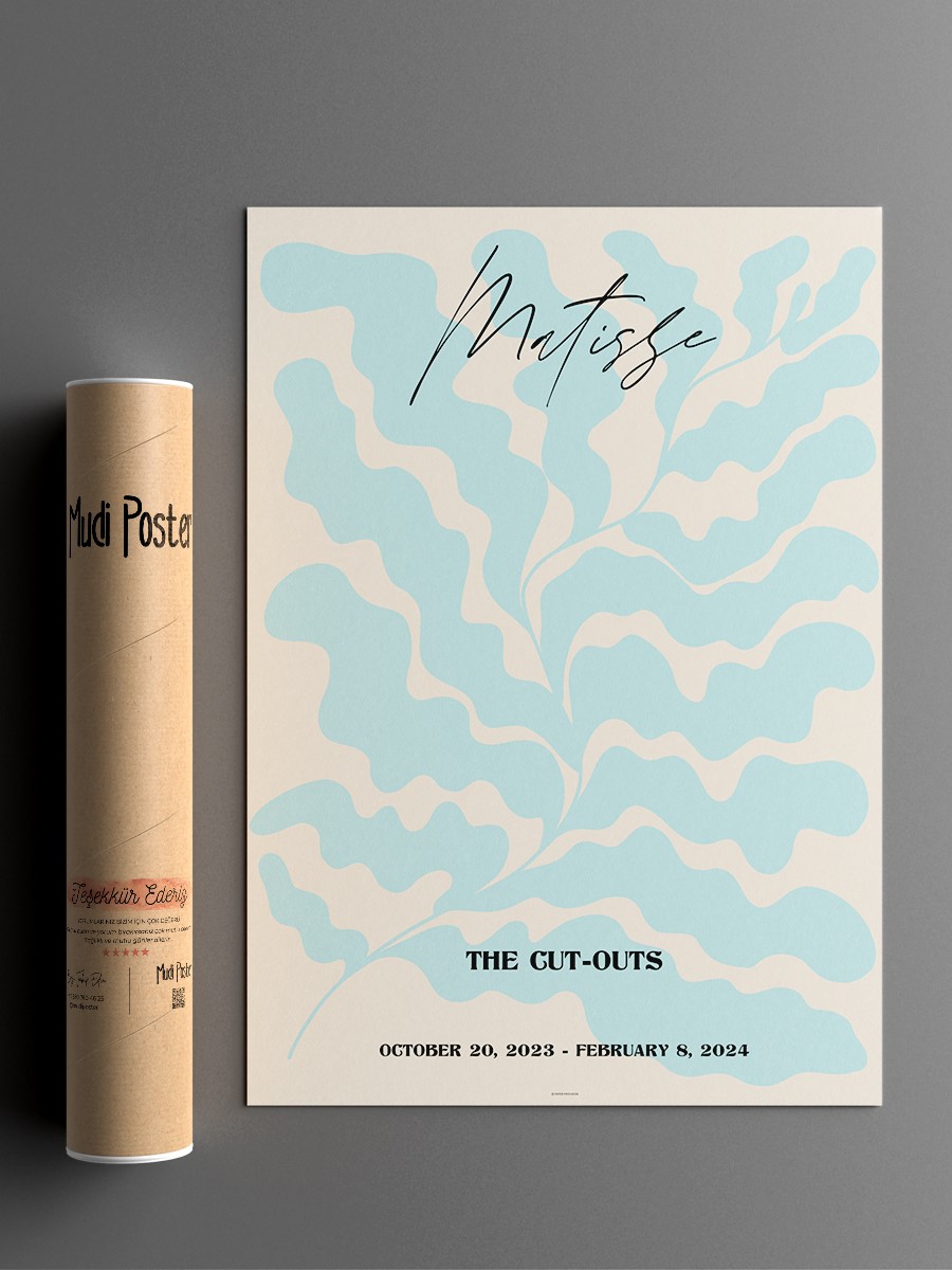 Henry Matisse Çiçek Poster Modern Duvar Tablosu Çerçevesiz Poster Salon, Mutfak Ve Ofis Duvar Dekoru