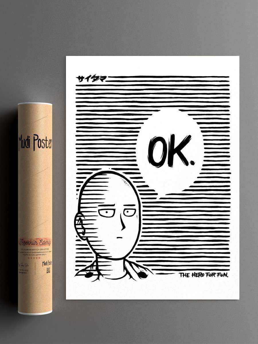 Hero for Fun Anime Poster Çerçevesiz Yüksek Kalite Anime Duvar Poster