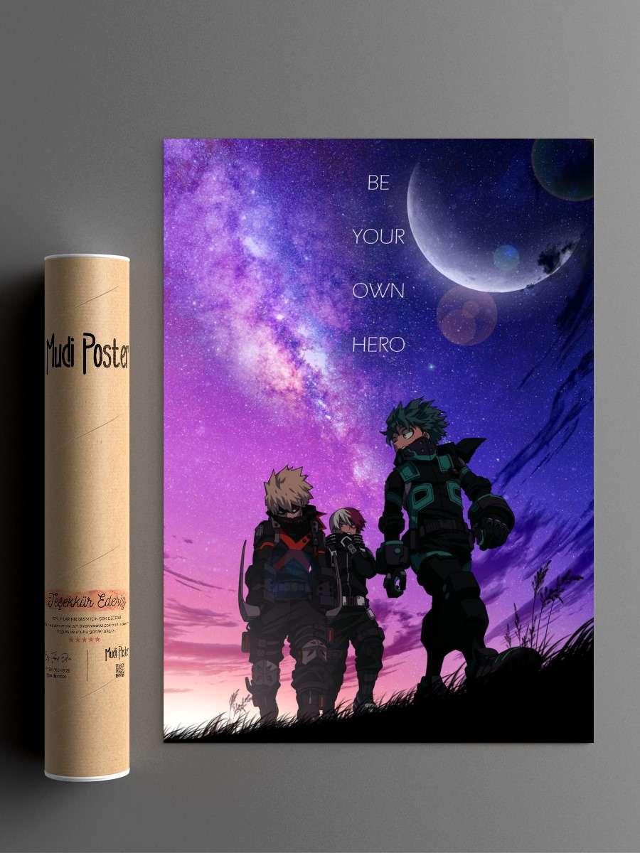 Heroes Anime Poster Çerçevesiz Yüksek Kalite Anime Duvar Poster