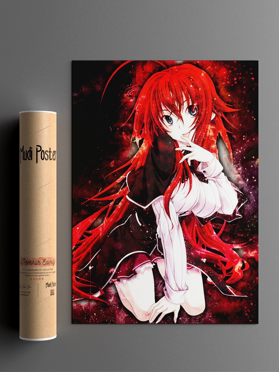 High School DxD Anime Poster Çerçevesiz Yüksek Kalite Anime Duvar Poster
