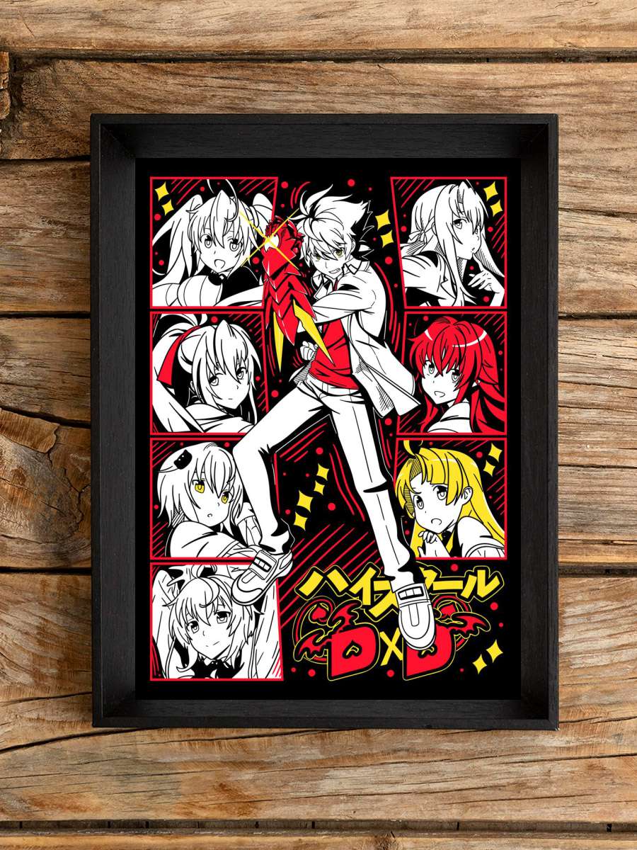 High School DxD Anime Poster Çerçevesiz Yüksek Kalite Anime Duvar Poster