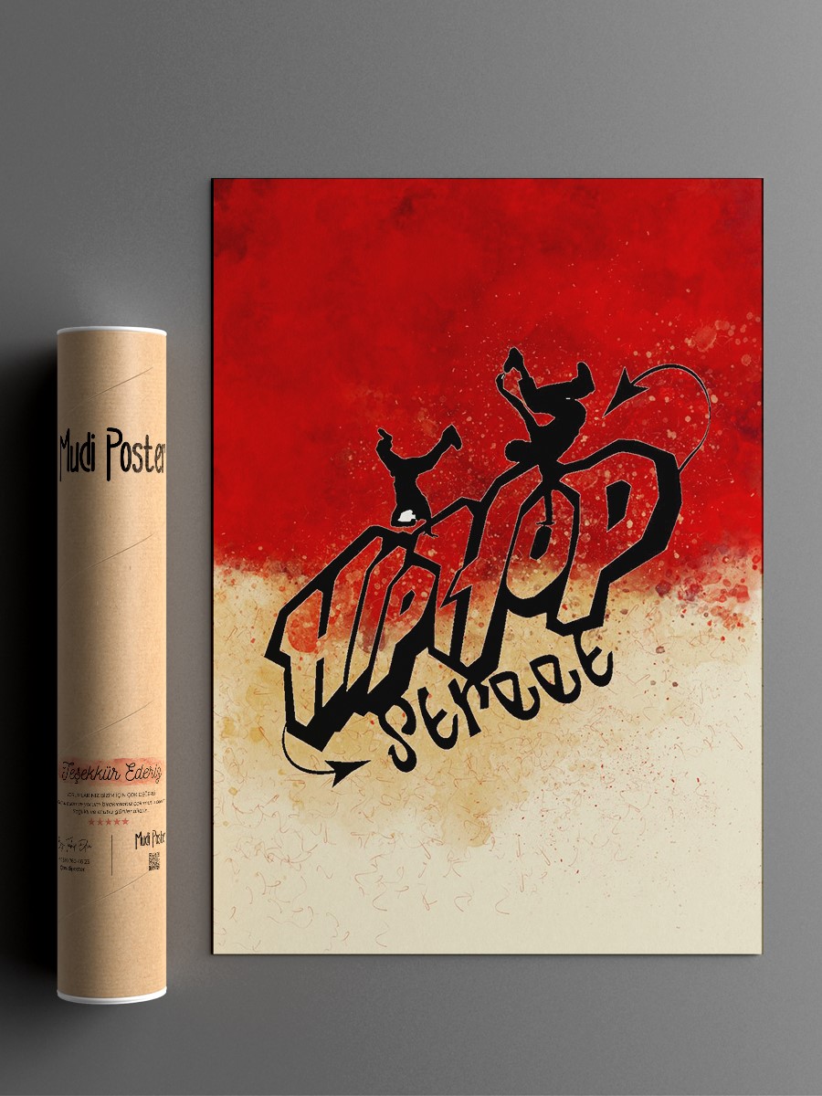 Hiphop Poster, Çerçevesiz Tv Film Poster
