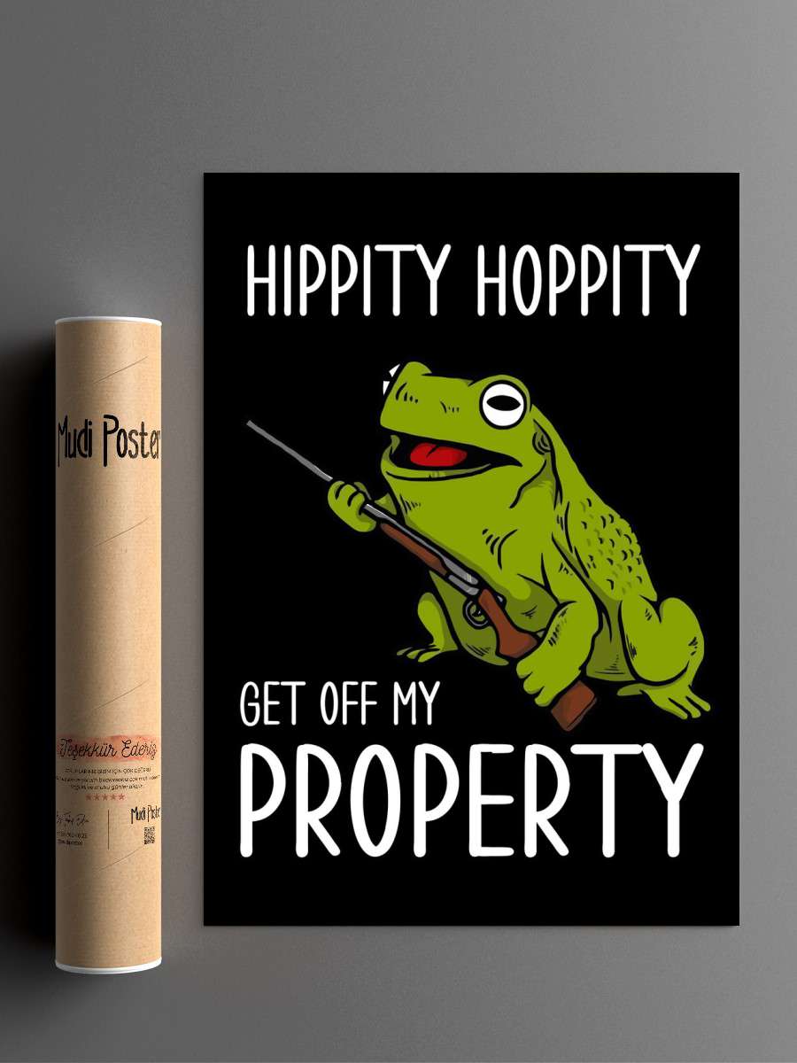 Hippity Hoppity Frog Meme Anime Poster Çerçevesiz Yüksek Kalite Anime Duvar Poster