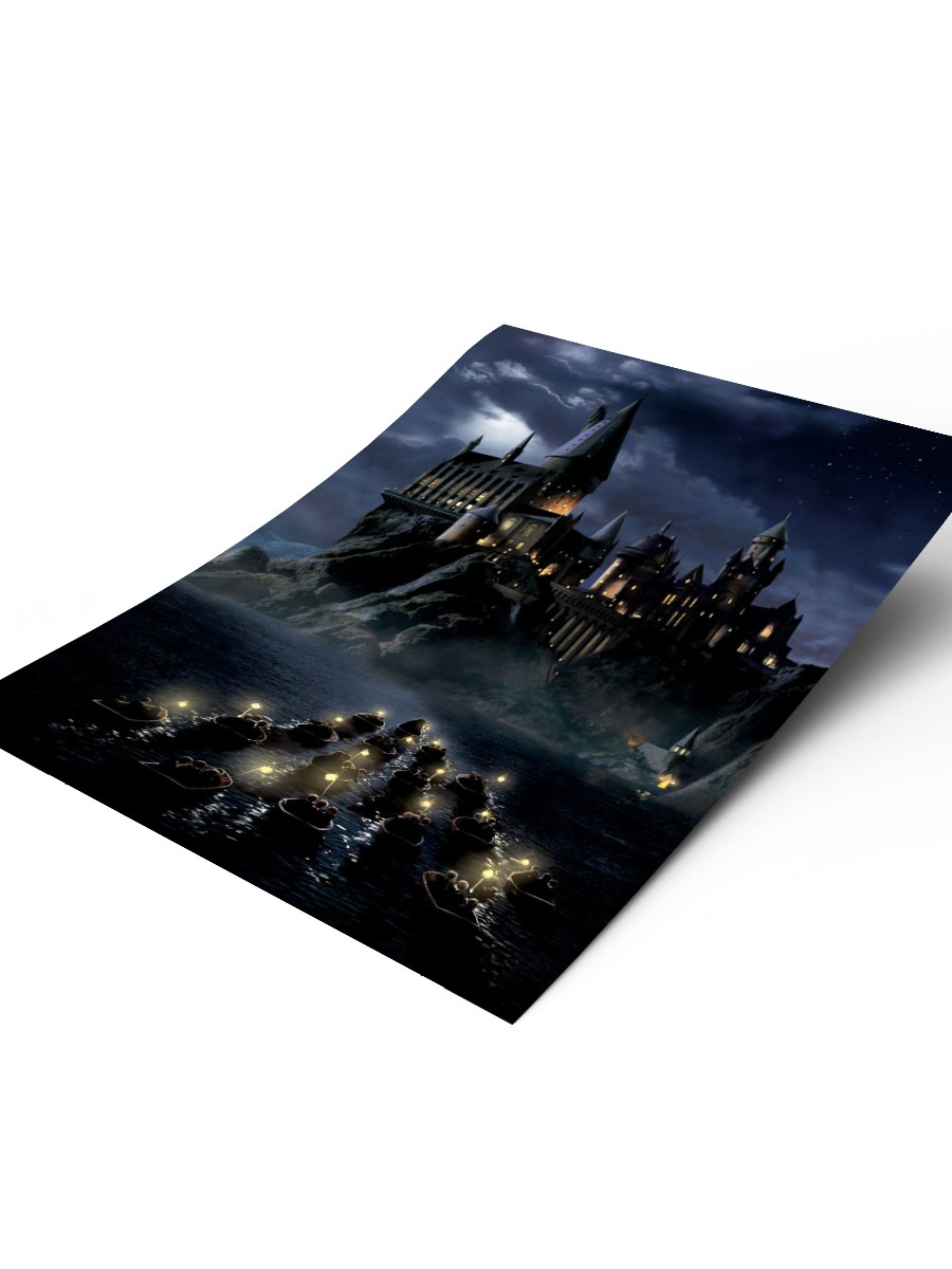 Hogwarts boats Poster, Çerçevesiz Tv Film Poster