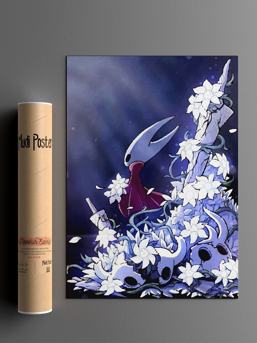 Hollow Knight Anime Poster Çerçevesiz Yüksek Kalite Anime Duvar Poster