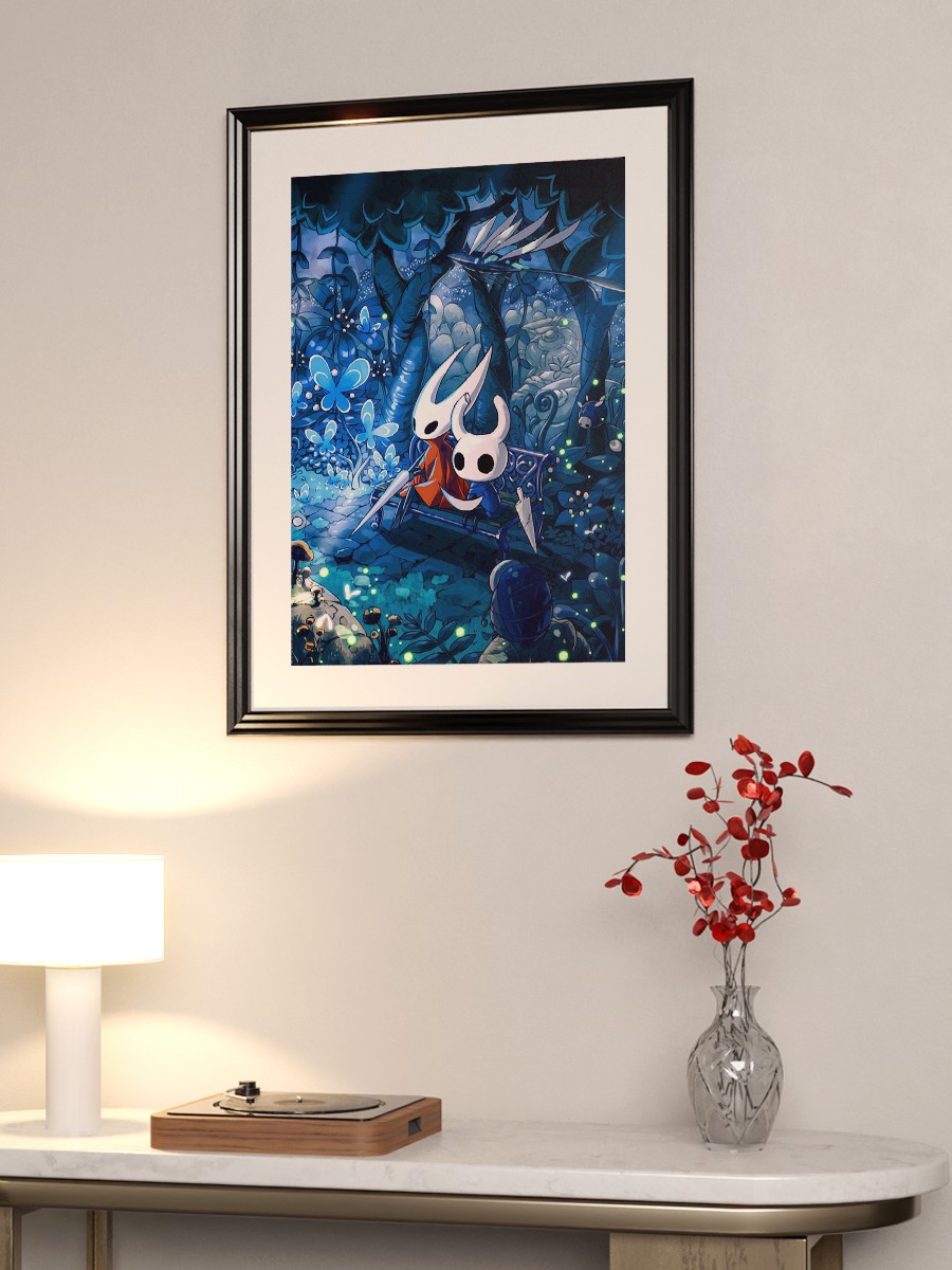 hollow knight Anime Poster Çerçevesiz Yüksek Kalite Anime Duvar Poster