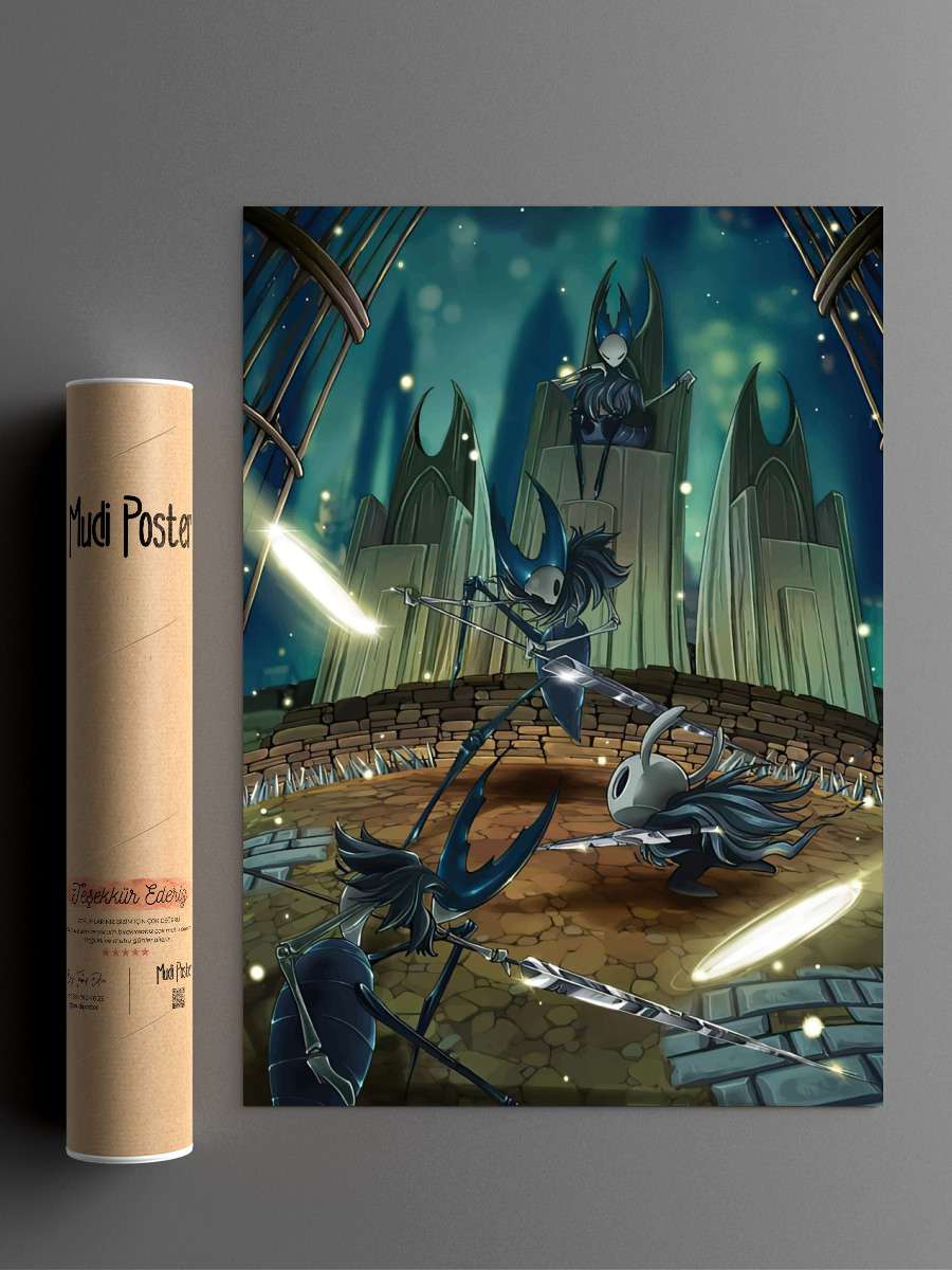 Hollow Knight Anime Poster Çerçevesiz Yüksek Kalite Anime Duvar Poster