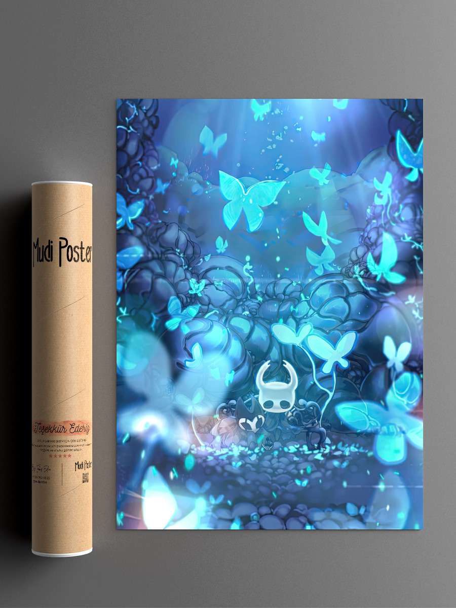 Hollow Knight Anime Poster Çerçevesiz Yüksek Kalite Anime Duvar Poster