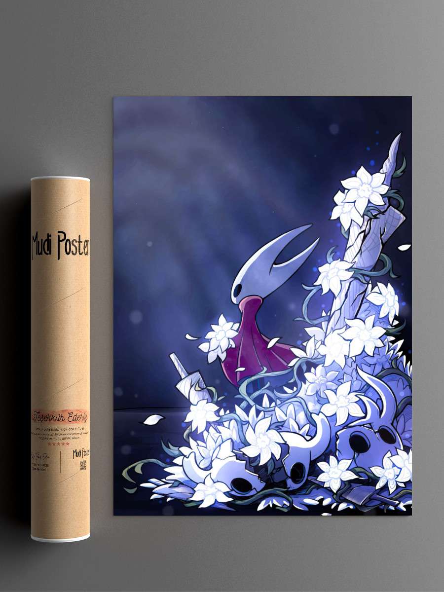 Hollow Knight Anime Poster Çerçevesiz Yüksek Kalite Anime Duvar Poster