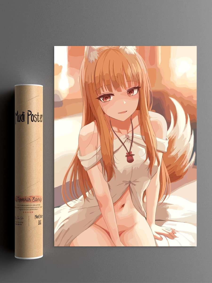 Holo Spice and Wolf Anime Poster Çerçevesiz Yüksek Kalite Anime Duvar Poster