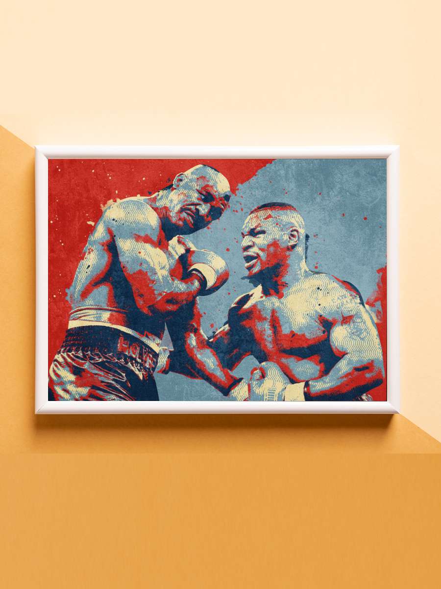 holyfield vs tyson Futbol Poster Çerçevesiz Yüksek Kalite Futbolcu Duvar Poster