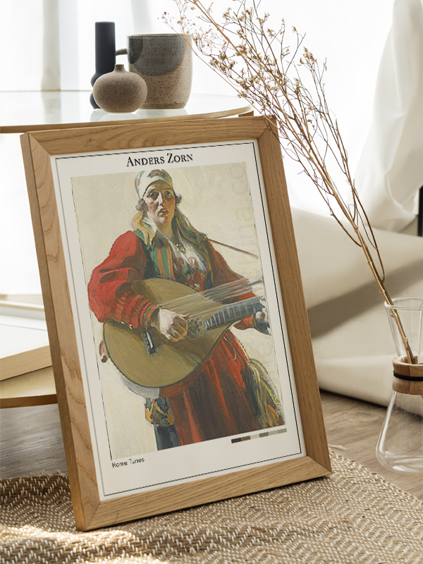 Anders Zorn Home Tunes Poster