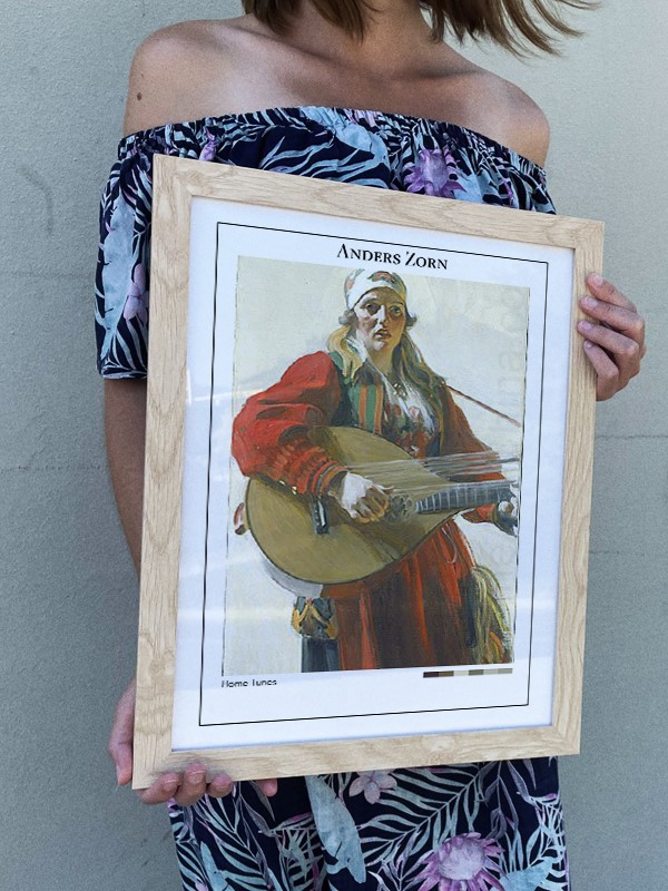 Anders Zorn Home Tunes Poster