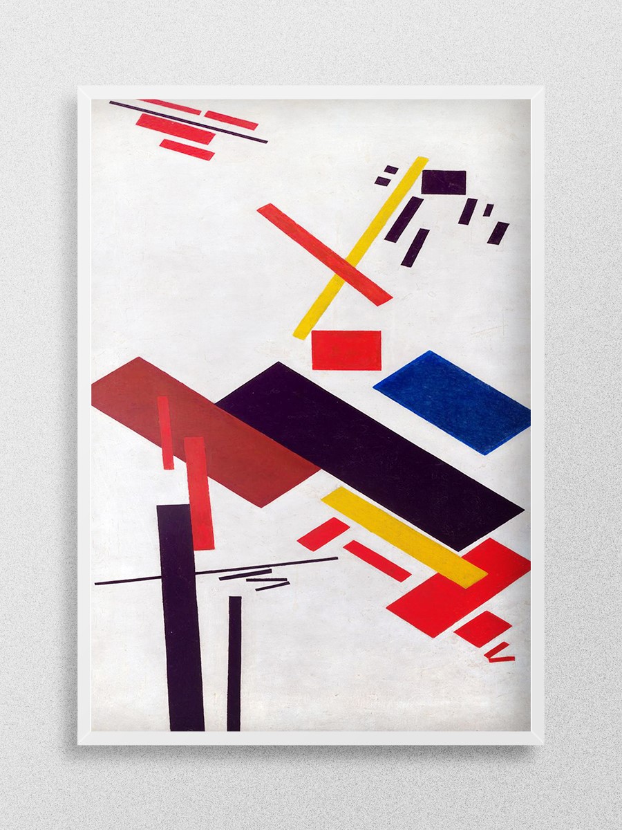 House Under Construction Tablo Sanatsal Ünlü Ressam Poster Çerçevesiz Yüksek Kalite Poster