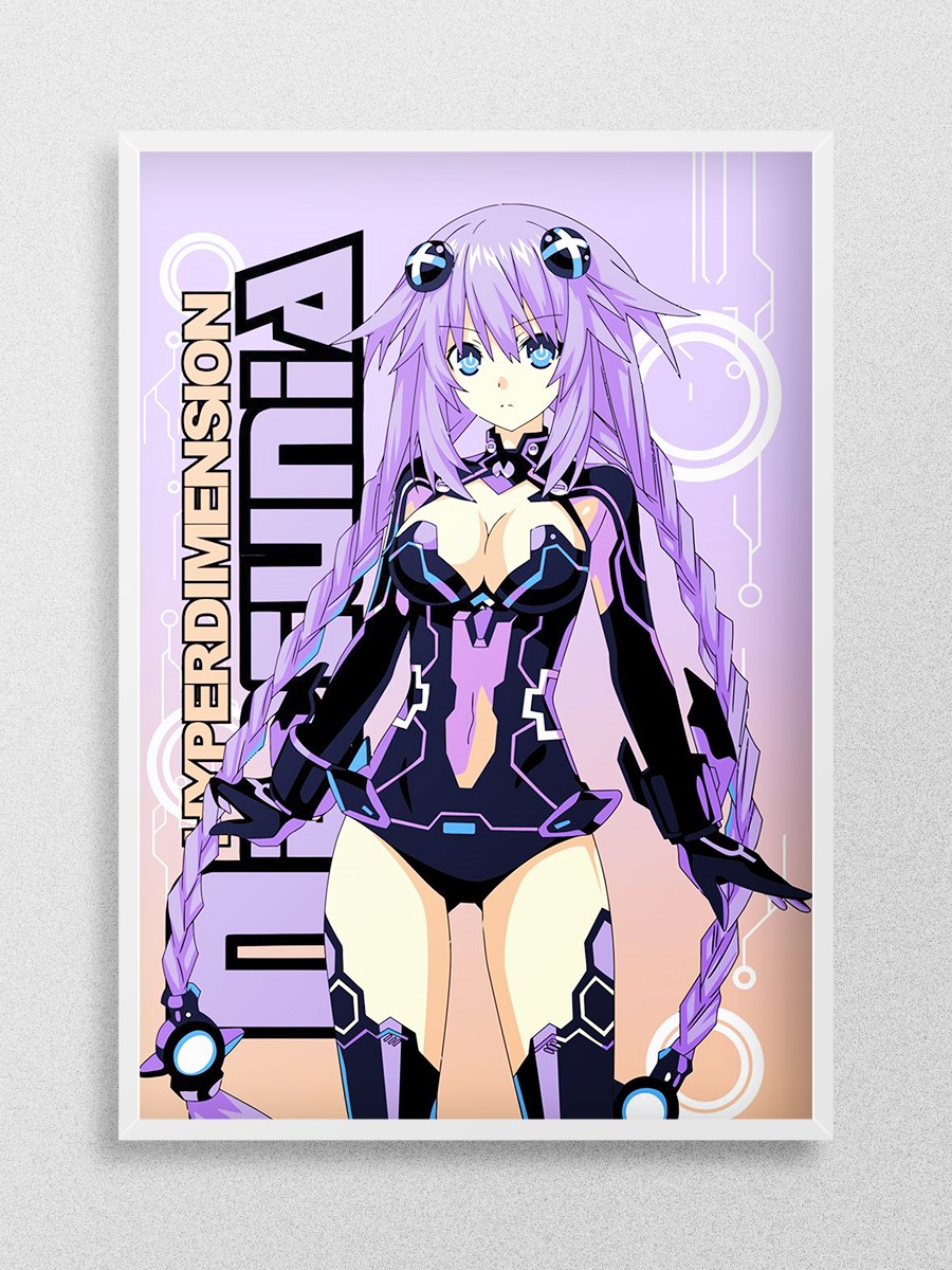 Hyperdimension Neptunia Anime Poster Çerçevesiz Yüksek Kalite Anime Duvar Poster
