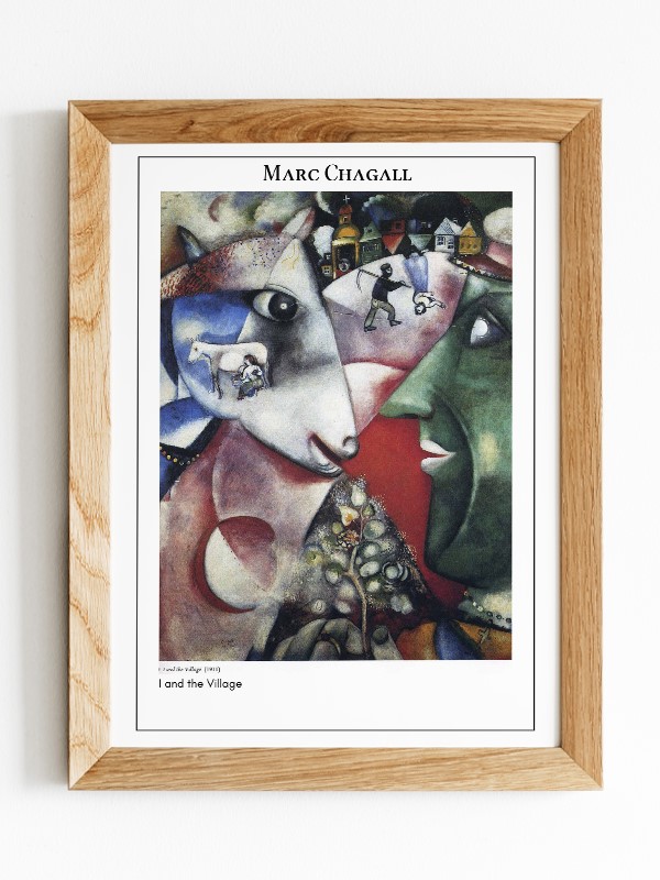 Marc Chagall I and the Village Poster