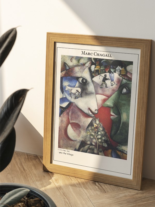 Marc Chagall I and the Village Poster