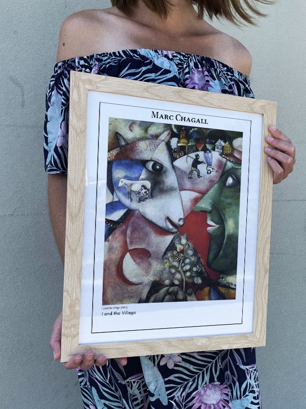 Marc Chagall I and the Village Poster