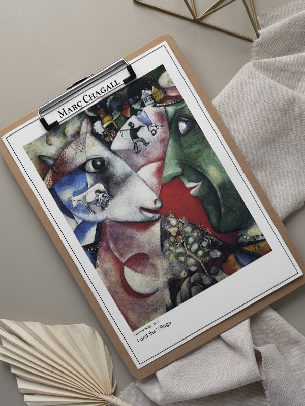 Marc Chagall I and the Village Poster