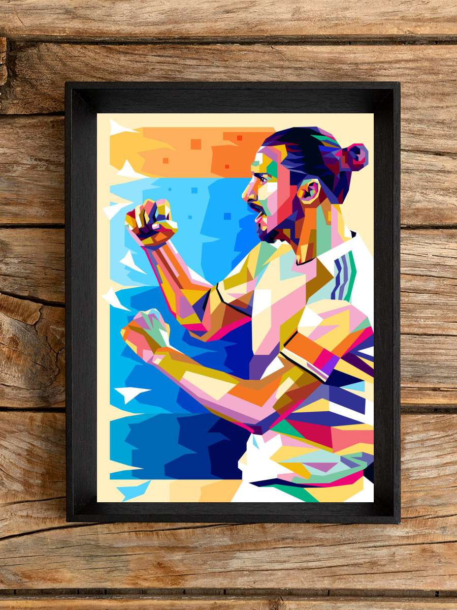 Ibrahimovic Futbol Poster Çerçevesiz Yüksek Kalite Futbolcu Duvar Poster