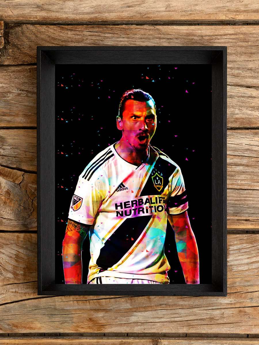 Ibrahimovic Futbol Poster Çerçevesiz Yüksek Kalite Futbolcu Duvar Poster