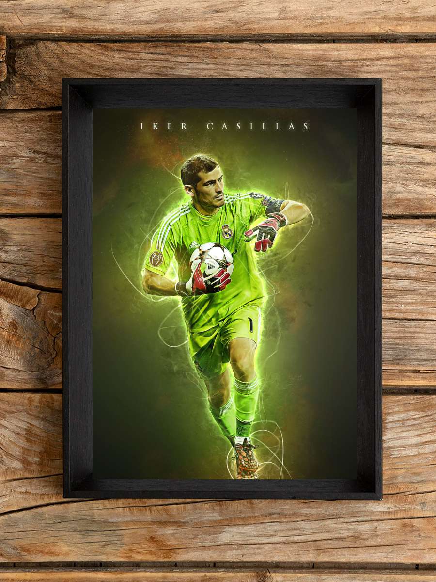 Iker Casillas Futbol Poster Çerçevesiz Yüksek Kalite Futbolcu Duvar Poster