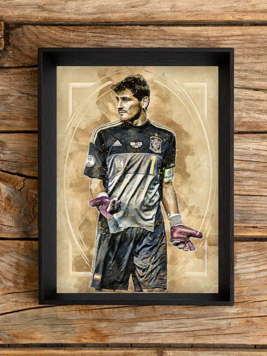 Iker Casillas Futbol Poster Çerçevesiz Yüksek Kalite Futbolcu Duvar Poster