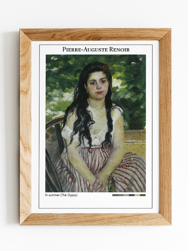 Pierre-Auguste Renoir In summer (The Gypsy) Poster