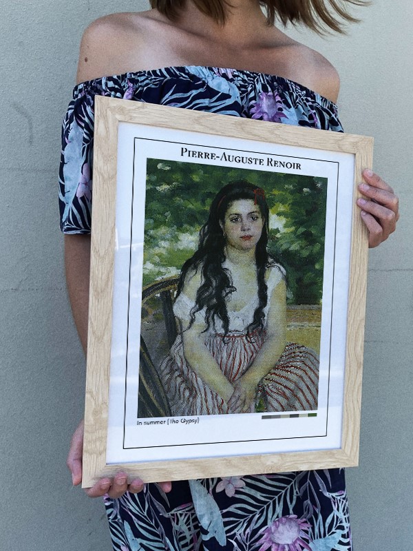 Pierre-Auguste Renoir In summer (The Gypsy) Poster
