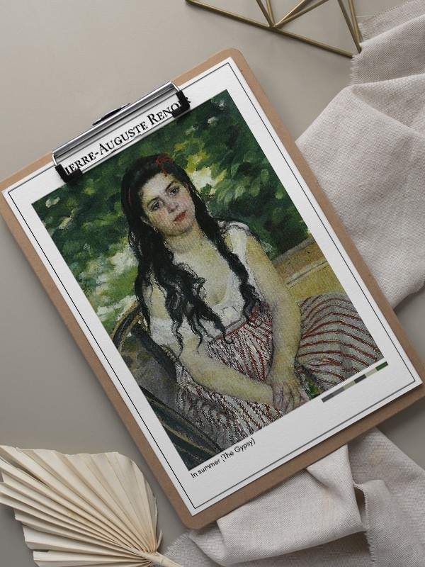 Pierre-Auguste Renoir In summer (The Gypsy) Poster