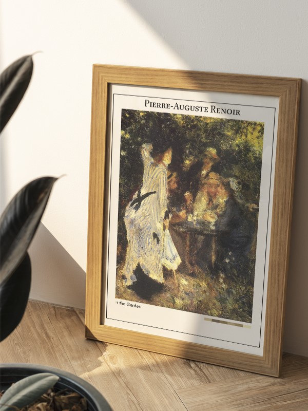 Pierre-Auguste Renoir In the Garden Poster