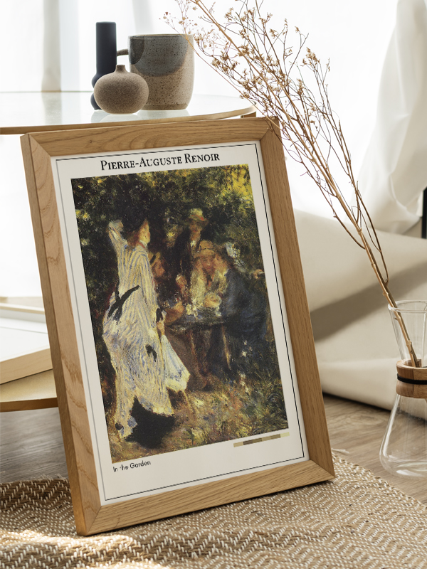 Pierre-Auguste Renoir In the Garden Poster
