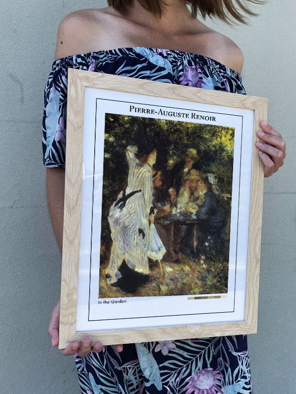 Pierre-Auguste Renoir In the Garden Poster