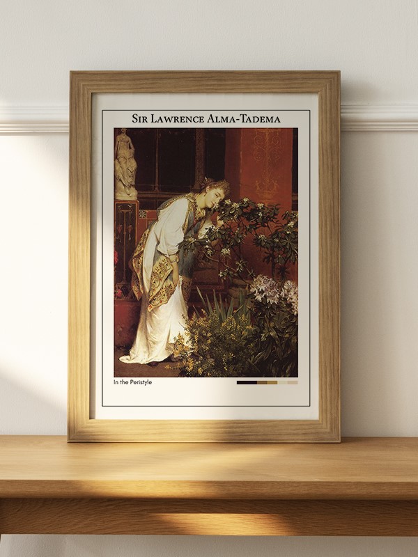 Sir Lawrence Alma-Tadema In the Peristyle Poster - En İyi Fiyatlarla