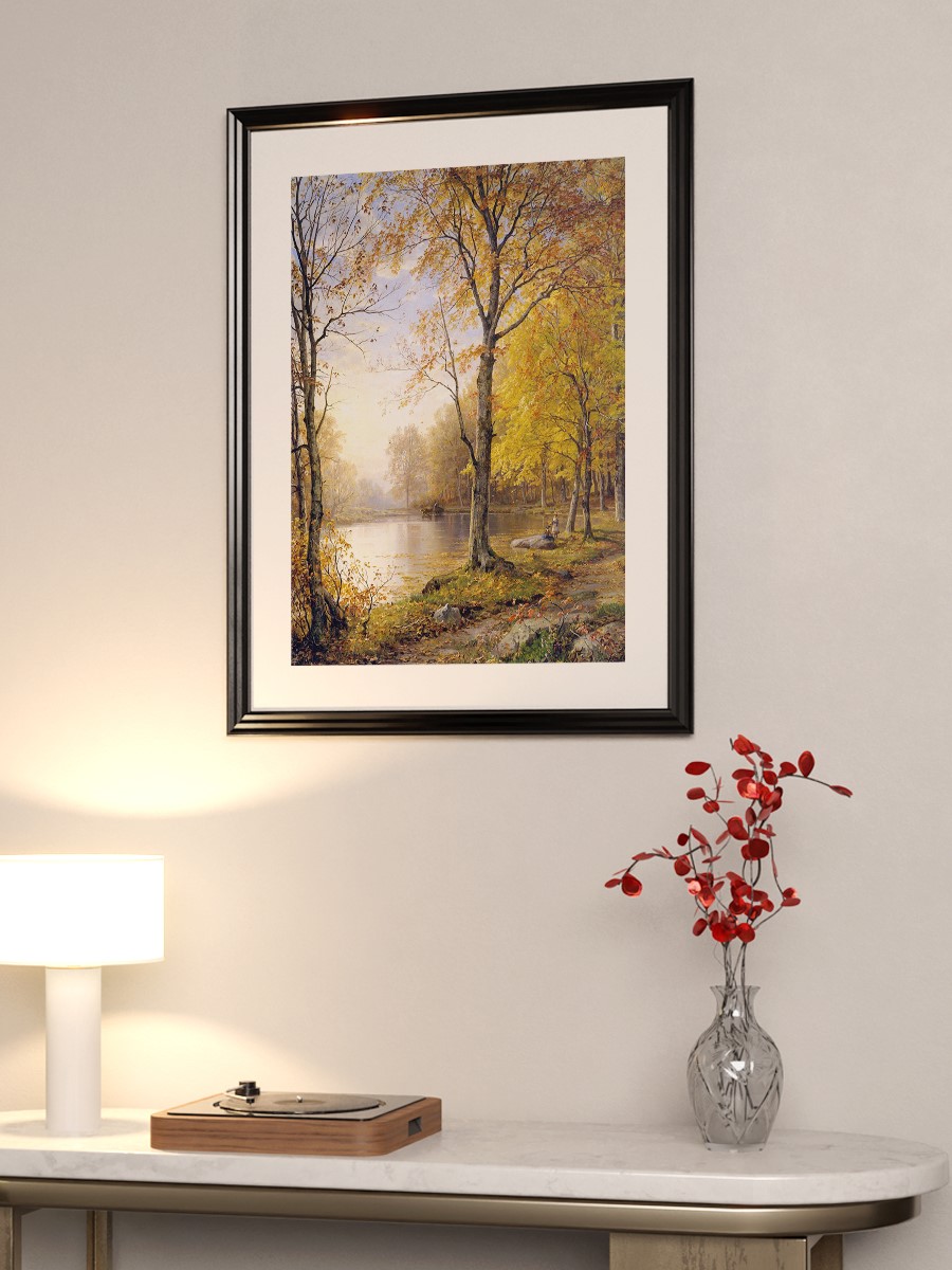 Indian Summer Tablo Sanatsal Ünlü Ressam Poster Çerçevesiz Yüksek Kalite Poster