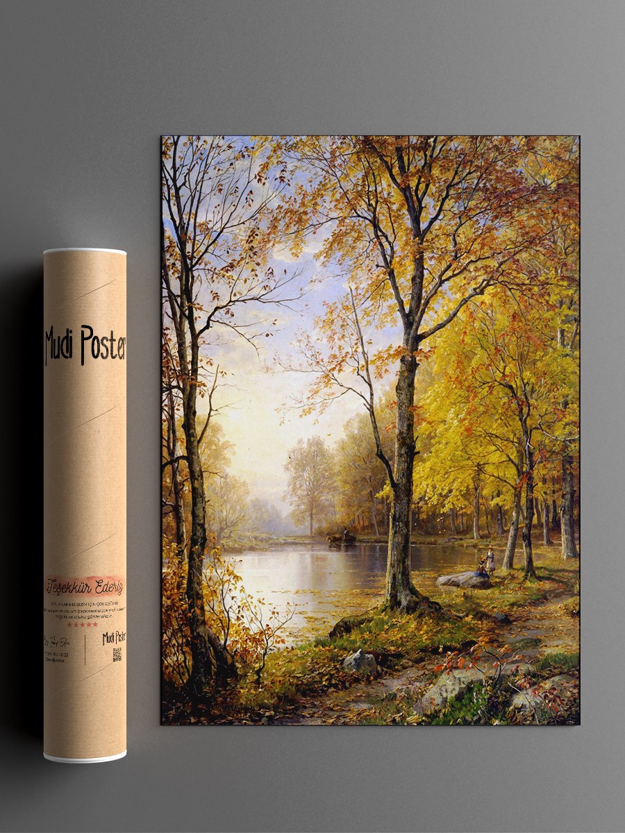 Indian Summer Tablo Sanatsal Ünlü Ressam Poster Çerçevesiz Yüksek Kalite Poster
