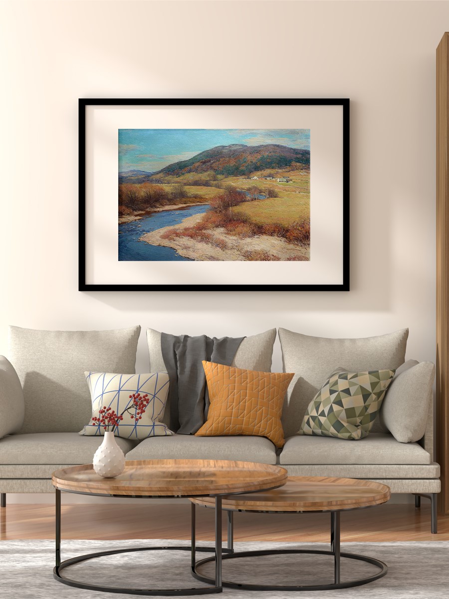 Indian Summer Vermont Tablo Sanatsal Ünlü Ressam Poster Çerçevesiz Yüksek Kalite Poster
